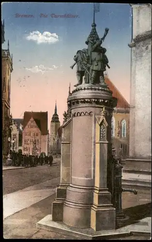 Ansichtskarte Bremen Die Turmbläser 1926