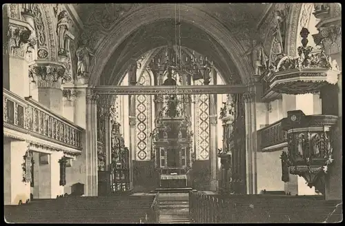 Ansichtskarte Celle Inneres der Stadtkirche 1920