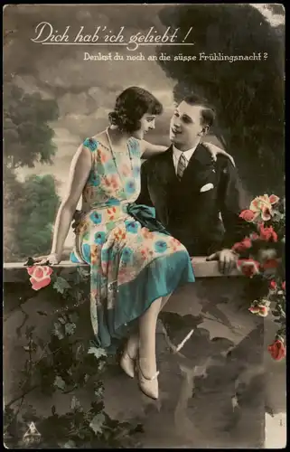 Denkst du noch an die süsse Frühlingsnacht ? Liebe Liebespaare - Love 1930