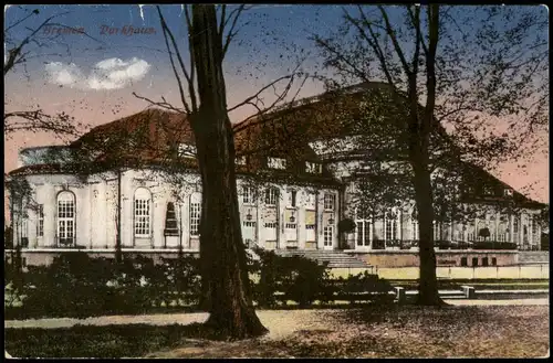 Ansichtskarte Bremen Bürgerpark, Parkhaus 1918 gel. Feldpost