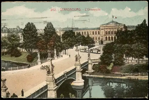 CPA Straßburg Strasbourg L'Université 1929