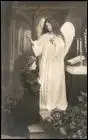Ansichtskarte  Glückwunsch - Konfirmation Engel segnet Konfirmandin 1915