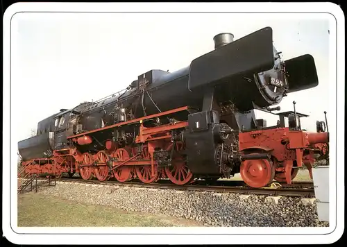 Dampflokomotive der Baureihe 52 Technisches Denkmal in Falkenberg/Elster 1980