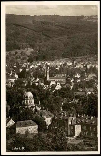 Ansichtskarte Lahr (Schwarzwald) Ortspanorama Stadt-Ansicht 1940