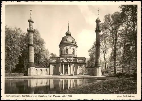 Schwetzingen Schloßgarten Moschee (von Pigage. voll. 1784) 1939