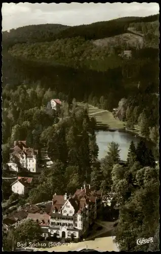Ansichtskarte Bad Sachsa Luftbild Luftaufnahme 1961