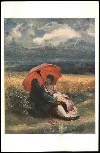 Künstlerkarte Kunst (Art) Künstler J. Manes: V létě Im Sommer 1920