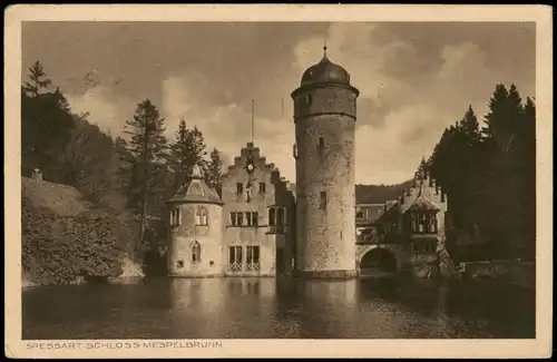 Heimbuchenthal (Spessart Unterfranken) Wirtschaft SCHLOSS MESPELBRUNN 1923