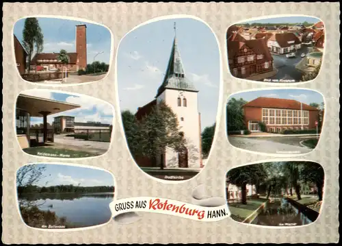 Ansichtskarte Rotenburg (Wümme) Mehrbildkarte 273 Rotenburg / Hann. 1971