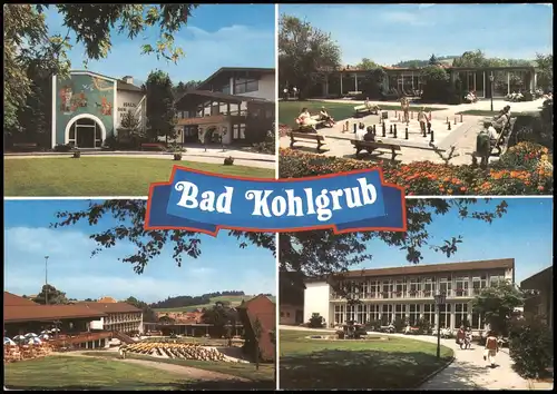 Ansichtskarte Bad Kohlgrub Mehrbildkarte Ortsansichten Kuranlagen 1991