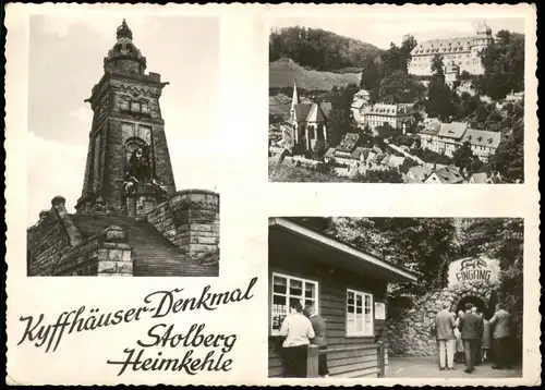 Rottleben (Thüringen) DDR Mehrbildkarte Vom Harz zum Kyffhäuser 1965/1964