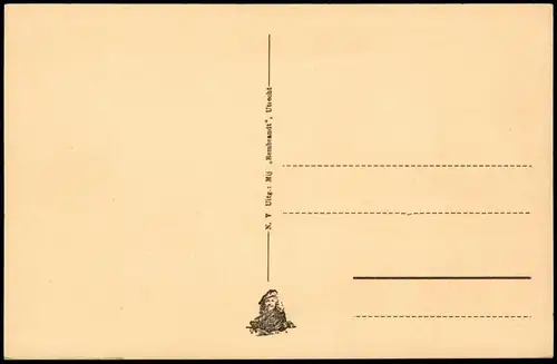 Postkaart Volendam-Edam-Volendam Hafen, Segelboote 1925