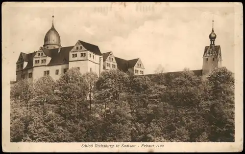 Ansichtskarte Rochsburg-Lunzenau Schloss Rochsburg 1916