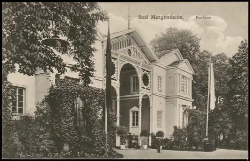 Ansichtskarte Bad Mergentheim Kurhaus 1914