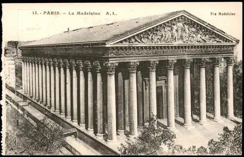 CPA Paris La Madeleine The Madeleine 1910