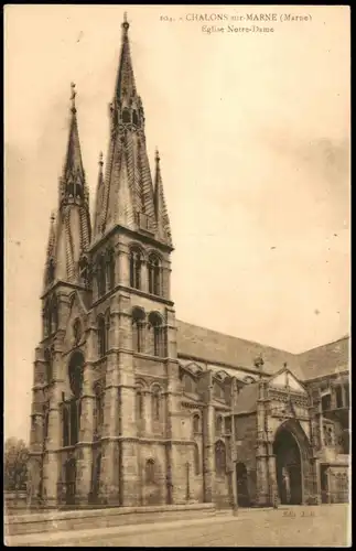 Chalons-sur-Marne Châlons-en-Champagne Kirche Eglise Notre-Dame 1920