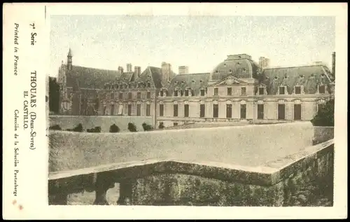 CPA Thouars (Deux-Sèvres) El Castillo Schloss Chateaux 1910