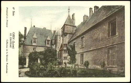 CPA Gien Le Château, Schloss 1910