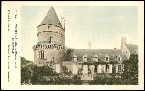CPA Wierre-au-Bois Le Château (Burg Schloss) 1910
