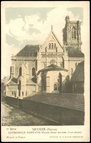 CPA Nevers Cathédrale Saint-Cyr 1910