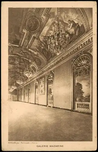 CPA Paris Bibliotheque National - Paris GALERIE MAZARINE 1910