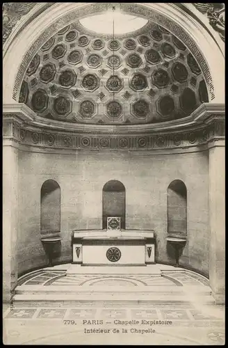 CPA Paris Chapelle Expiatoire Intérieur de la Chapelle 1910