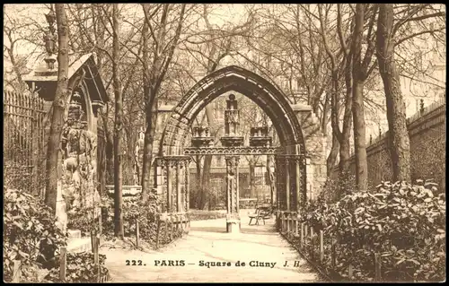 CPA Paris Square de Cluny 1910