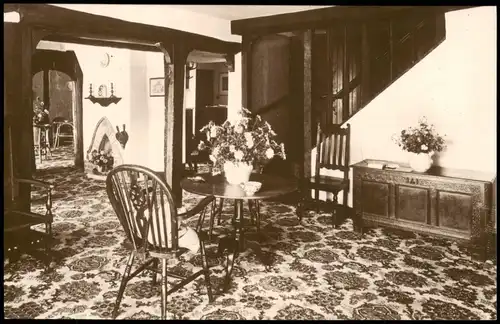 Stratford-upon-Avon The Lounge and Staircase at the White Swan 1930