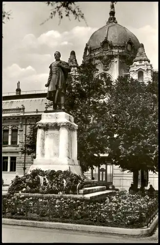 Postcard .Ungarn HÓDMEZŐVÁSÁRHELY Kossuth szobor 1960