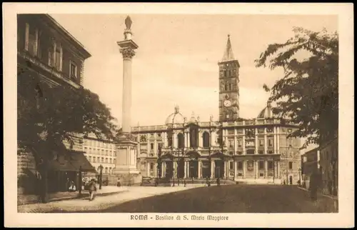 Cartoline Rom Roma Basilica di S. Maria Maggiore 1920