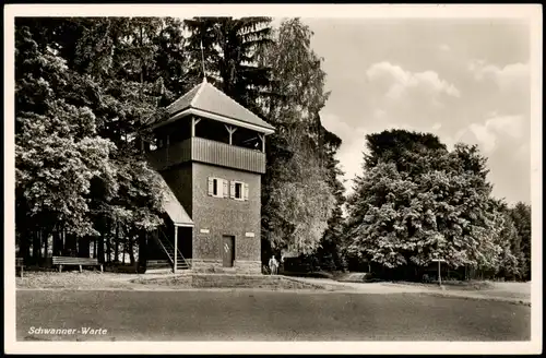 Ansichtskarte Straubenhardt Schwanner-Warte 1932