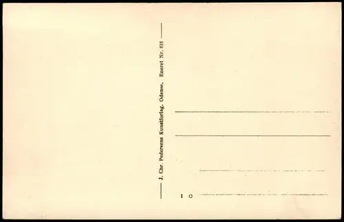 Postcard Roskilde Partie an der Domkirke set fra Torvet 1913