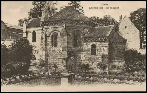 CPA Laon Kapelle der Tempelritter 1910