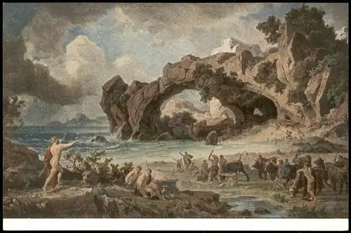 Fr. Preller's Odyssee-Landschaften, Genossen Odysseus  Rindern d. Helios 1910