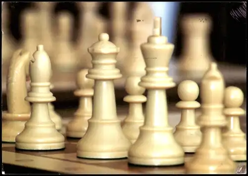 Ansichtskarte  Schach-Spiel (Chess) Motiv: Schachfiguren 2012