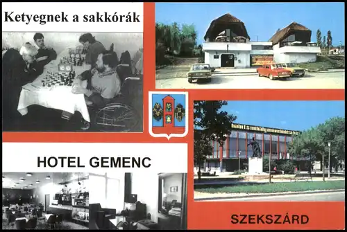 Schach Motiv: Ketyegnek a sakkórák HOTEL GEMENC SZEKSZÁRD 1993