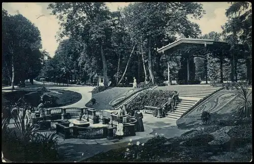 Ansichtskarte Bad Homburg vor der Höhe Elisabethbrunnen 1908