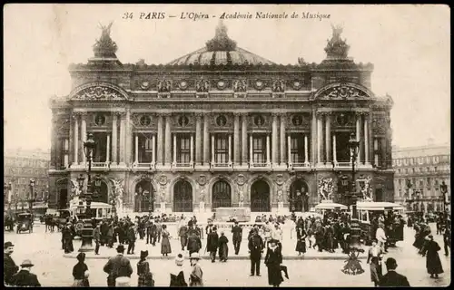 CPA Paris L' Opéra - Académie Nationale de Musique 1910
