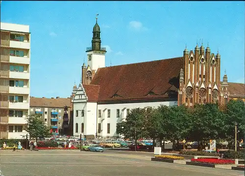 Ansichtskarte Frankfurt (Oder) Rathaus 1988