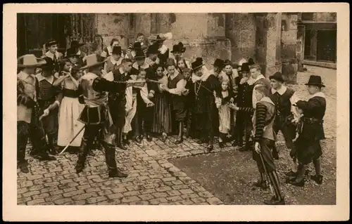 Ansichtskarte Nördlingen Festspiel der alten Reichsstadt anno 1634 1937