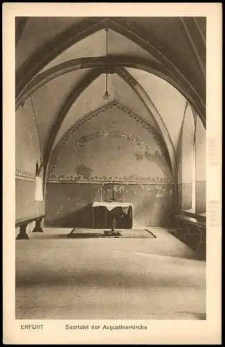 Ansichtskarte Erfurt Sacristei der Augustinerkirche 1926