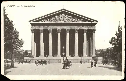 CPA Paris La Madeleine. 1910