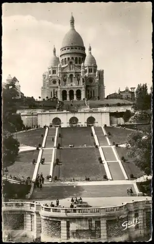 CPA Paris Le Sacré-Coeur 1950