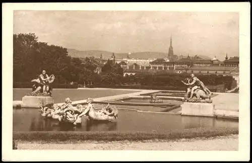 Ansichtskarte Wien Belvederegarten 1930