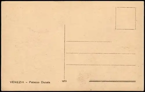 Cartoline Venedig Venezia Dogenpalast Palazzo Ducale 1910