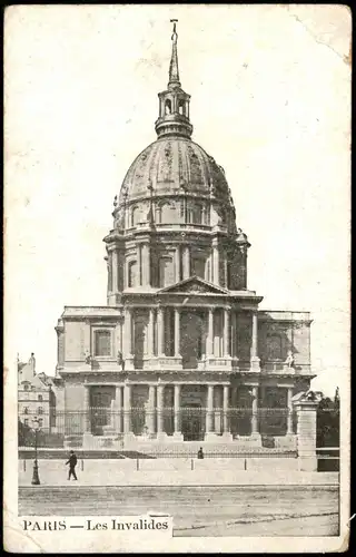 CPA Paris Les Invalides 1910