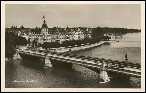Ansichtskarte Konstanz See-Hotel 1932