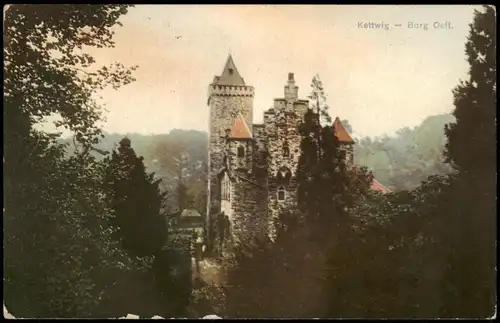 Ansichtskarte Kettwig-Essen (Ruhr) Burg Oeft. 1913
