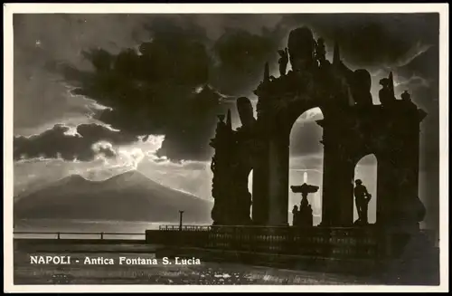 Cartoline Neapel Napoli Antica Fontana S. Lucia 1930