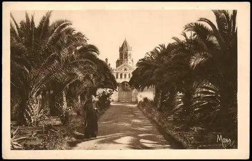 Île Saint-Honorat Entrée du monastère, vue de l'extérieur 1920